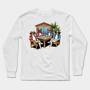 Friday Night Dog Poker Tournament, Gambling Luck Long Sleeve T-Shirt